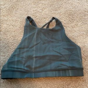 High neck energy bra